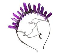 Crystal Headband For Head Loop Natural For Stone Hair Accessory Boho-style For Wedding Par