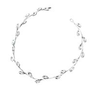Crystal Headbands Tiaras Hairbands For Women Bride Bridal Party Wedding Hair Accessories Jewelry Vine Band Headband For Womens(Silver)