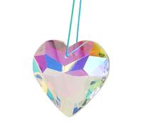 Crystal Heart Prism Suncatcher Window Sun Catchers, Crystals Hanging Decorations Rainbow Maker Pendant, Prism Pendant for Windows, Rainbow Maker Gifts for Mom, Grandma, Friends