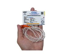 Crystal Heaven Sphatik Mala 108 Bead Original Japa Prayer Beads - AAA Grade Spatik Mala Healing Gemstone Clear Quartz for Yoga Meditation Spiritual Reiki Feng Shui (7mm Beads)