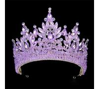 Crystal Heavy Crown Bridal Wedding Rhinestone Tiara Bride Headpieces Hair Accessories Jewelry