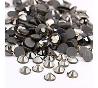 Crystal Hotfix Rhinestone,Machine Cut Stone 1440pcs/pkg (Black Diamond,SS20/5mm)