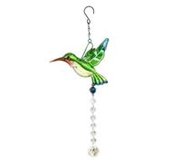 Crystal, Hummingbird Prism Window Chandelier, Rainbow Maker Ornament for Home Garden Decor