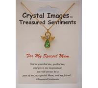 Crystal Images Austrian Crystal Guardian Angel Necklace For My Special Mum to watch over you and keep your sprits high… Necklace Length 45cm (Please Read Description Bullet Points)