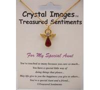 Crystal Images For My Special Aunt Guardian Angel Necklace to watch over you and keep your sprits high Austrian Crystal Necklace Length 45cm (Please Read Description Bullet Points)