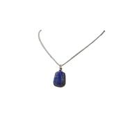 Crystal Jade Aromatherapy Pendant - Teardrop Shaped Essential Oil Bottle with Prismatic Facets for Perfume and Aromatherapy(Lapis lazuli)