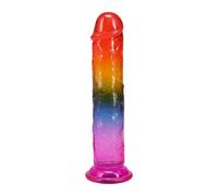 Crystal Jellies® - 7.5 Inch Dong - Rainbow