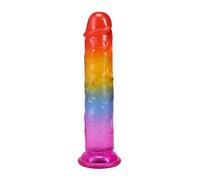 Crystal Jellies® - 7 Inch Dong - Rainbow
