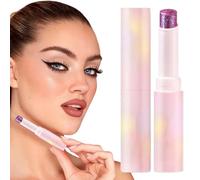 Crystal Jelly Highlight Eyeshadow Stick, Crystal Jelly Glaze Stick, Jelly Shimmer Longwear Eye Shadow, 2.44x0.59 Inches, Hydrating Jelly Texture, Sparkling Shine for Women Mom Wife Daily Makeup