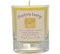 Crystal Journey Herbal Magic Glass Filled Votive Soy Candle - Positive Energy