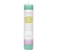 Crystal Journey Reiki Charged Herbal Magic Pillar Candle - Abundance - Made with Aromatherapy Essential Oils Clove, Citronella, Lemon Balm, Cinnamon, and Nutmeg