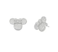 Crystal Lady Mouse Small Stud Earrings for Women Hypoallergenic Surgical Stainless Steel Cubic Zirconia Cute Ball Studs Cartilage Fashion Jewelry for Birthday Holiday Anniversary, S, Stainless Steel
