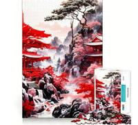 Crystal Lake 1000 Pieces Puzzles for Teenagers Serene Game Smooth Joint Pattern Build (38x26cm)
