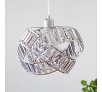 Crystal Lampshade 3-Tier Interlocking Lamp Shade Modern