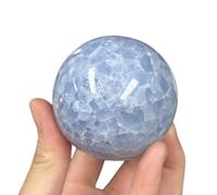 Crystal Lapis Lazuli Ball raw Stone Polished Seven Star Array Home Decoration Feng Shui Ornaments,45mm Gemstone Stone