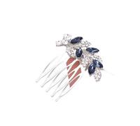 Crystal Leaves Hair Pins Clips Combs for Women Bride Hair Jewelry Wedding Hair Accessories Rhinestone Party Hairpin Headpiece(Style 01)