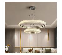 Crystal Led Ceiling Chandelier Pendant Lamp for Home Hall Living Room Bedroom Decor Luxury Hanging Lights Fixture,Crystal Lighting,Hanging Light(Cold White,Dia45 80cm)