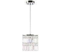 Crystal, LED Modern Lamp, European Simple Luxurious Iron Art K9 Crystal Glass Single Head Metal Living Room Bedroom Hanging Light Restaurant Bar Indoor Household Deco