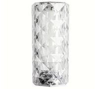 Crystal LED Table Lamp, 16-Colour Touch Control USB Acrylic Ray Light Modern Home Decor for Bedroom, Study, Office, Living Room Decorative, Space-Saving, Easy to Assemble