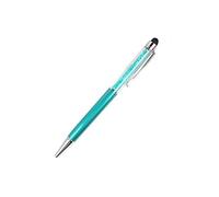 Crystal Light Blue Ball Point Gift Pen Made With Real Crystal Elements & Stylus UK Seller