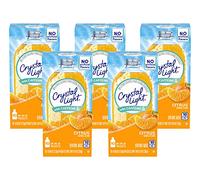 Crystal Light Citrus On-The-Go Powdered Drink Mix with Caffeine, 10 ct. (Pack of 5)
