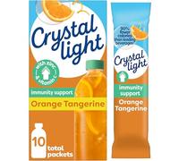 Crystal Light Immunity Support Orange Tangerine Drink Mix, 10 ct On-the-Go Packets