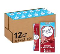 Crystal Light On the Go, Immunity Pomegranate Cherry, 0.11-Ounce Packets, 10 Count Box (Pack of 12)