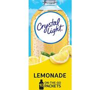 Crystal Light On The Go Natural Lemonade, 10 Count Packets (Pack of 6)
