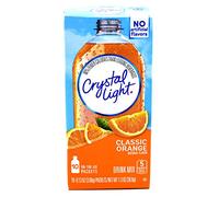 Crystal Light On The Go Packets, Classic Orange With Vitamin C and Calcium, 10 CT
