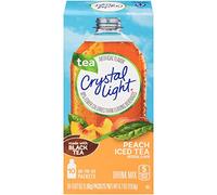 Crystal Light Drink Mix On The Go - 2 Boxes, 10 Sachets Per Box - Add to Glass or Bottle of Water (Peach Tea)