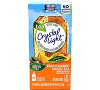 Crystal Light Peach Mango Green Tea On The Go Drink Mix 10 Sachets 23.2g