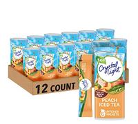 Crystal Light Peach Tea Drink Mix (12-Quart), 1.5 Ounce Packages (Pack of 12)