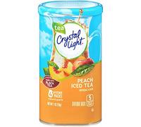 Crystal Light Peach Tea Drink Mix (8Quart), 1.0Ounce Packages (Pack of 4)