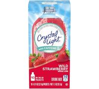 Crystal Light Wild Strawberry with Caffeine On The Go Drink Mix 10 Sachet 31.1g