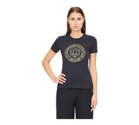 Crystal Logo T-Shirt, female, Just Cavalli, T-Shirts, Black, S, Tops S