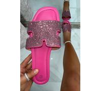 Crystal Lush Halo Sliders Love Lemonade Pink 6