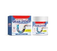 Crystal Lye Drain Opener, Powerful Pipe Dredging Agent, Crystal Lye Drains Opener Powder, All-Purpose Drain Cleaner for Kitchen Toilet, Unclog Drains, Bathroom,Kitchen Sinks, Shower Pipes (1PC)