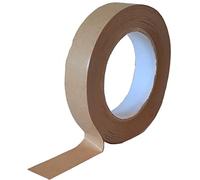 Crystal Mailing 6x Brown Kraft Paper Tape Rolls 24mm x 50m Packaging Eco Friendly Recyclable Biodegradable