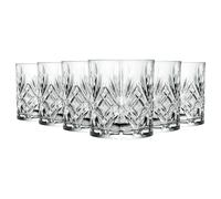 Crystal Melodia Whisky Glasses - 240ml - Pack of 6