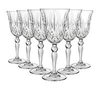 Crystal Melodia White Wine Glasses - 210ml - Pack of 6