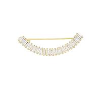 Crystal Metal Sweater Shawl Clips Retro Rhinestone Brooch Pins Crystal Cardigan Collar Clip Dress Shirt Clip Anti-light Safety Pin Dress Shirt Clips for Women Gold Tone