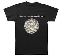 Crystal Method Divided by Night O-Neck 100% Cotton Short Sleeve Unisex T-Shirt L Black