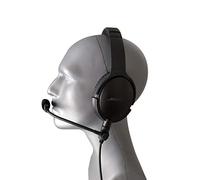 Crystal Mic Pro Fulcrum for General Aviation with M7A2 Microphone. Compatible with Bose QC35