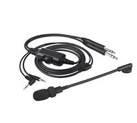 Crystal Mic Pro Raptor for GA with Crystal Pilot M-72A mic. Compatible with Sony WH-1000XM3/4 Noise Cancelling Headphones