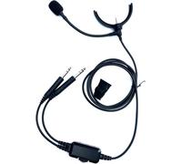 Crystal Mic Pro Typhoon for GA with TSOd Intricon Mic. Compatible with Bose QC34/45