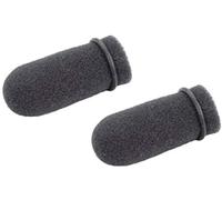 Crystal Mic Two (2) Pack Aviation Microphone Windscreen for David Clark M7 / M55, 3.5 mm Jack, Unidirectional, 6E+2 ohm, 30 Hz - 20 KHz
