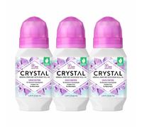 Crystal Mineral Deodorant Roll-On, Unscented, 2.25 fl oz (Pack of 3)