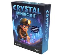 Crystal Mining Kit For Kids Geology Discovery Stem Set