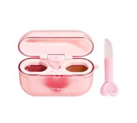 Crystal Mirrorings Lip Glosses Double Shade Lipstick Hydrating Long Lasting Formulas NonFeatherings Highly Coverage Nourishing Mirrorings Shining Lip Stain