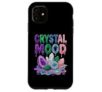Crystal Mood Pastel Gemstone Aesthetic Vibes Case for iPhone 11